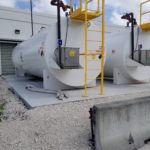 Used fuel storage tanks