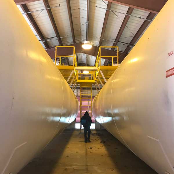 (2) 50,000 Gallon Double Wall Steel Fuel Tanks - Image 3