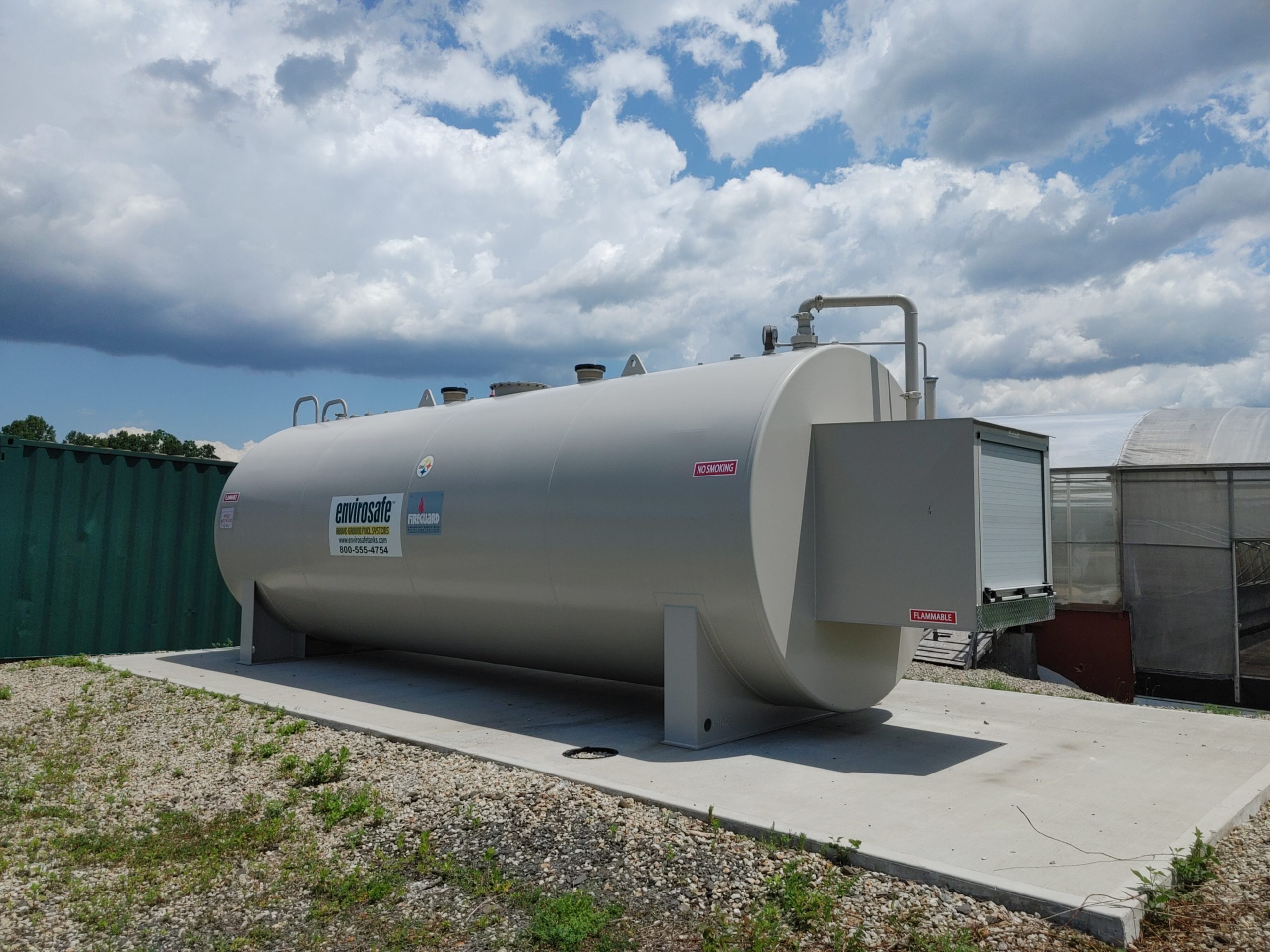 SOLD 8,000 Gallon Double Wall Tank