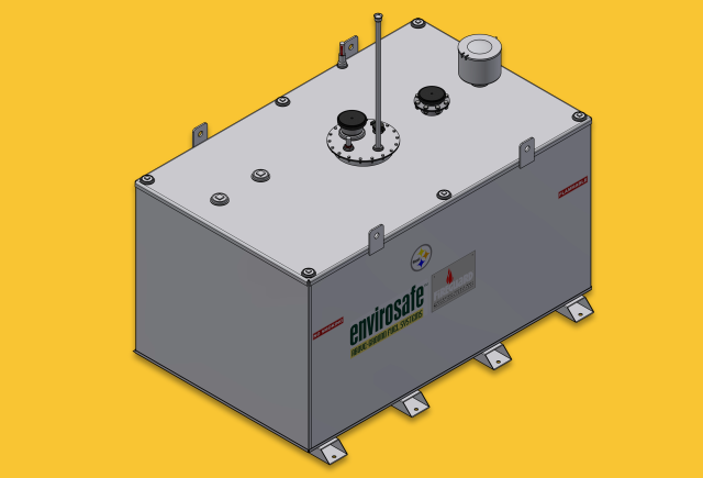 E2000 Tank 2,000 Gallon Fuel Tank — Turn-Key E-Cube System | Envirosafe