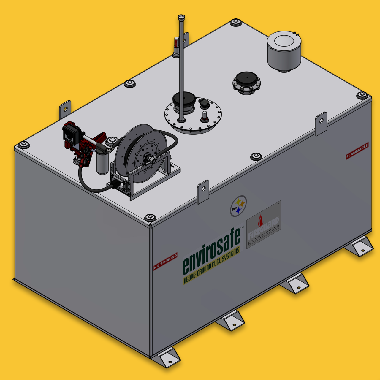 E2000 Tank 2,000 Gallon Fuel Tank — Turn-Key E-Cube System | Envirosafe